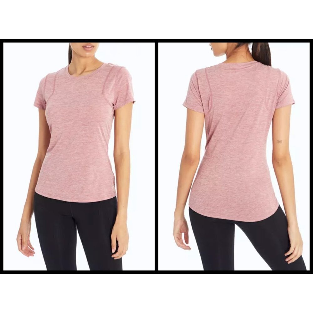 💕MARIKA💕 Finish Line Short Sleeve Tee H Valerian